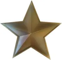 Звезда на памятник состаренная бронза в Аше (518501)