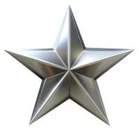 Звезда на обелиск полированная сталь в Аше (518474)
