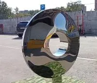 Линза арт  скульптура (519060) ∅ 2500 сталь AISI304 Аша 