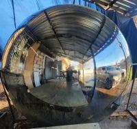 Сфера шар ø 2000 мм. (514274) производство - арт-объект пустотелая в Аше