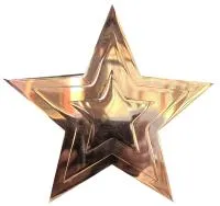 Звезда на памятник ø 150 (518234) монтаж обелиск - стела мм. пустотелая  в Аше