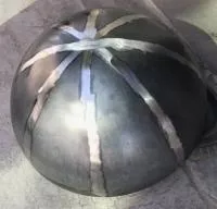 Полусфера сталь Ст3 ∅ 1350 стенка 6 мм. (518636) в Аше