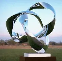 Кольца из нержавеющей стали скульптура (518288) производство арт-объект  в Аше
