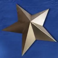 Звезда на обелиск латунь (197203) поставка - стела памятник ø 600 мм. пустотелая  в Аше