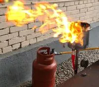 Газовая горелка электро розжиг (514267) монтаж вечный огонь ø 154 мм. ветроустойчивая  в Аше