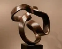 Кольцо из бронзы скульптура (518289) монтаж арт-объект  в Аше