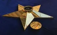Звезда латунь ø 1100 мм. (514225) монтаж комплект горелка ГВД 379 10 89 00 ПС вечный огонь пустотелая  в Аше