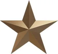 Звезда на памятник ветерану ВОВ из бронзы в Аше (518494)
