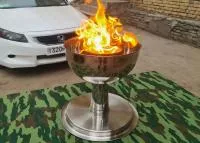 Чаша торжественного огня афины (51756458) производство для ø 360 мм. ветроустойчивая в Аше