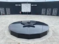 Звезда чугун (518248) производство комплект горелка ГВД 379 10 89 00 ПС вечный огонь ø 1100 мм. монолит - литье  в Аше